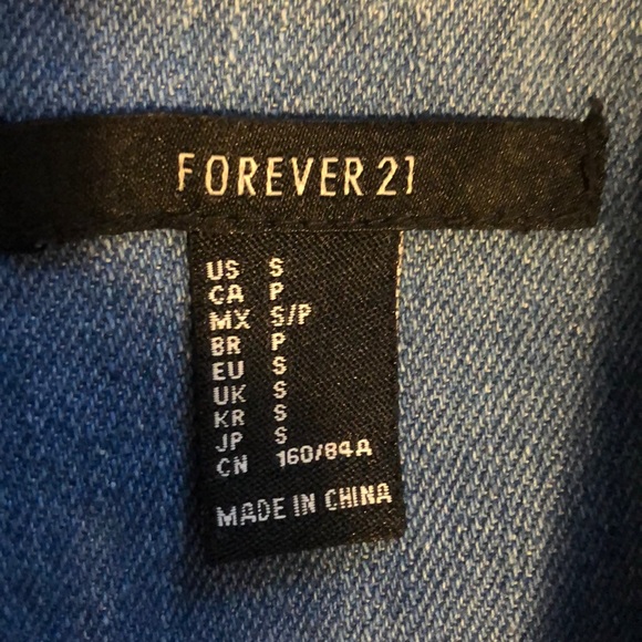 Forever21 longsleeve jeans dress - Picture 5 of 5